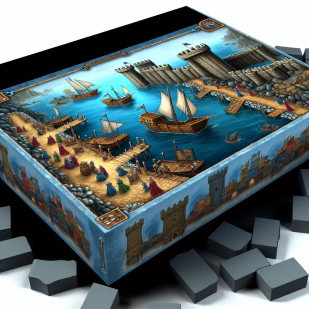 Pudełko dodatku Bastion Portowy do Miasta Rzemieślników