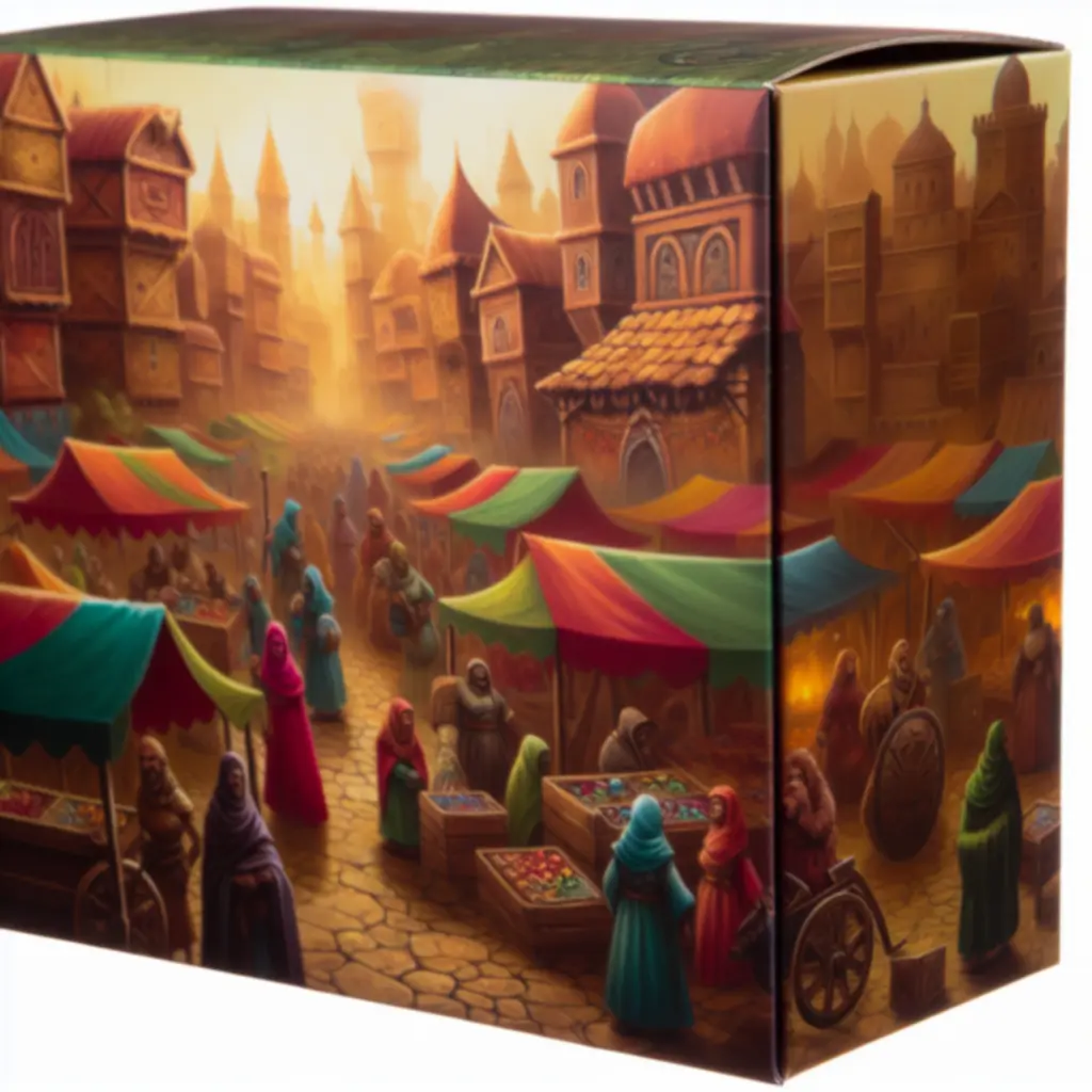 Pudełko dodatku Rynki i Karawany do Miasta Rzemieślników